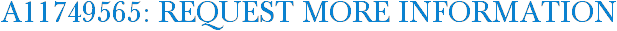 A11749565: Request More Information