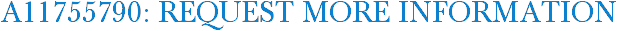 A11755790: Request More Information