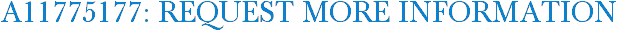 A11775177: Request More Information
