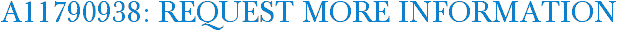 A11790938: Request More Information