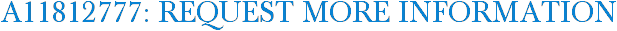 A11812777: Request More Information