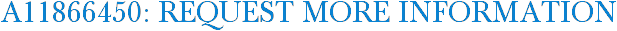 A11866450: Request More Information