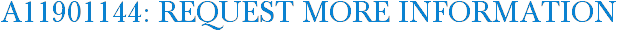 A11901144: Request More Information