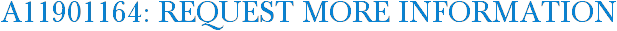 A11901164: Request More Information