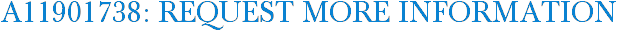 A11901738: Request More Information