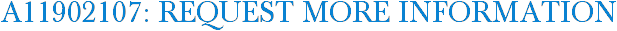A11902107: Request More Information