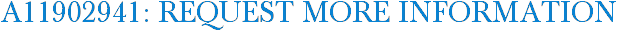 A11902941: Request More Information