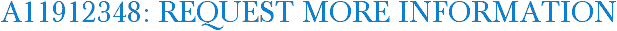 A11912348: Request More Information