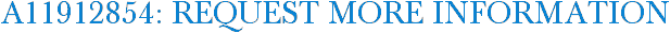 A11912854: Request More Information