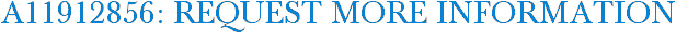 A11912856: Request More Information