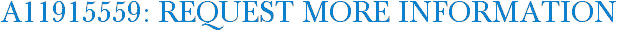 A11915559: Request More Information