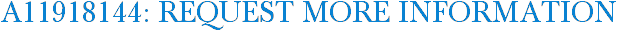 A11918144: Request More Information