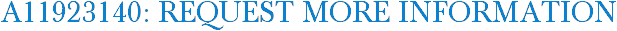 A11923140: Request More Information