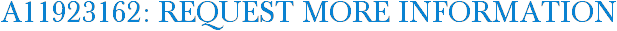 A11923162: Request More Information