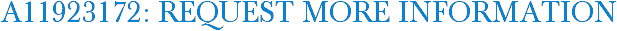 A11923172: Request More Information