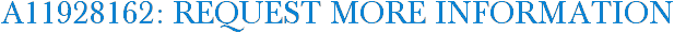 A11928162: Request More Information