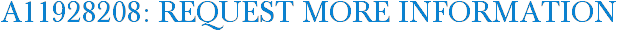 A11928208: Request More Information