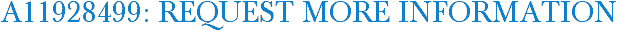 A11928499: Request More Information