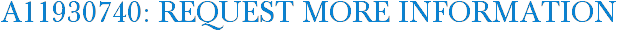 A11930740: Request More Information