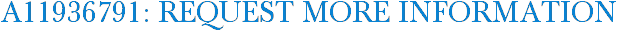 A11936791: Request More Information