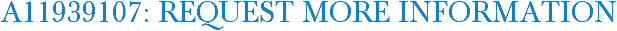 A11939107: Request More Information
