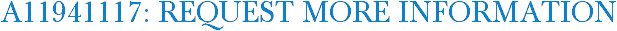 A11941117: Request More Information