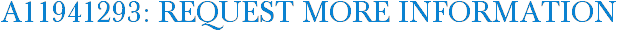 A11941293: Request More Information