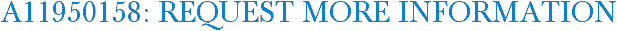 A11950158: Request More Information