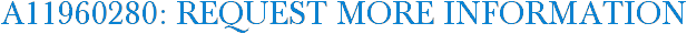 A11960280: Request More Information