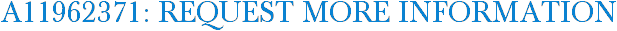A11962371: Request More Information