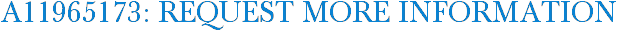A11965173: Request More Information