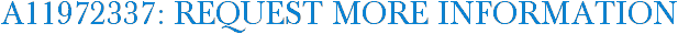 A11972337: Request More Information