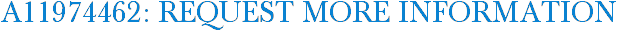 A11974462: Request More Information