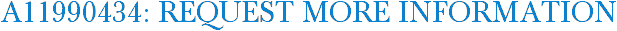 A11990434: Request More Information