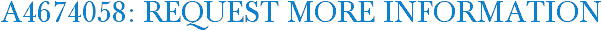 A4674058: Request More Information