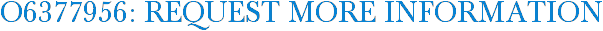 O6377956: Request More Information