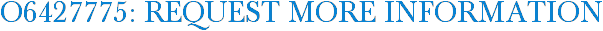 O6427775: Request More Information