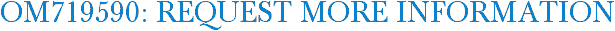 OM719590: Request More Information